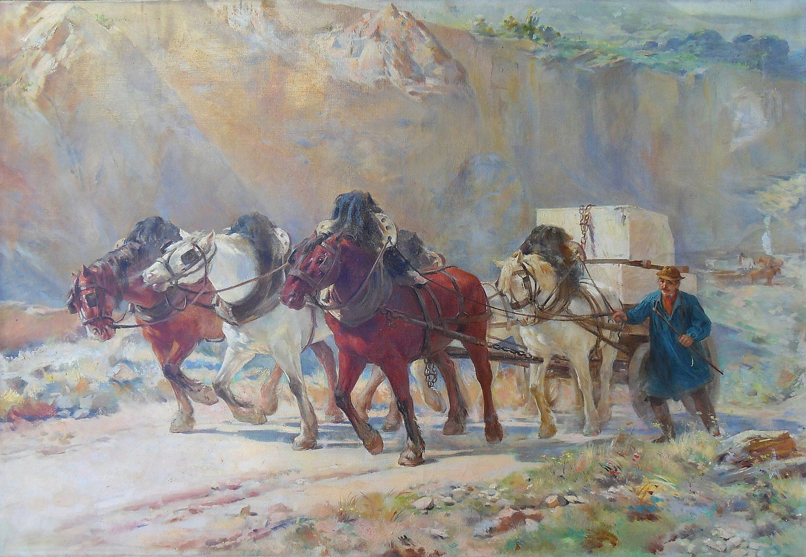 CHARLES-STOECKLIN-carrare-sans-signature-80-110cm