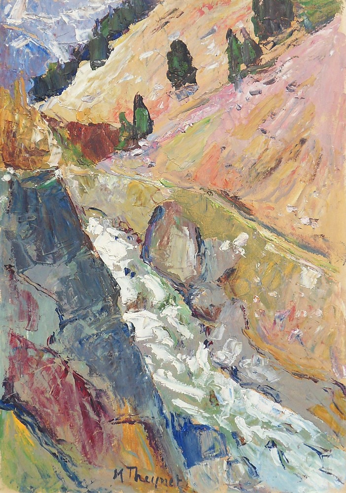 max theynet ruisseau de montagne 54 39cm