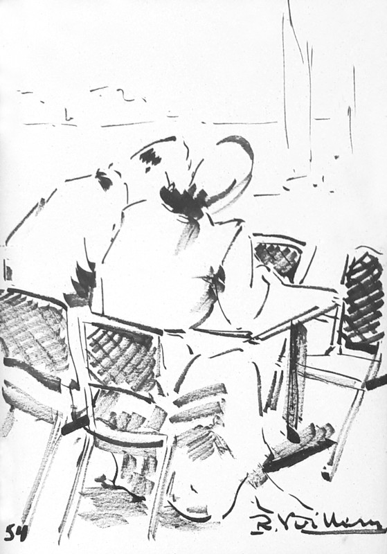 roger vuillem en vacances 21 14cm 1954