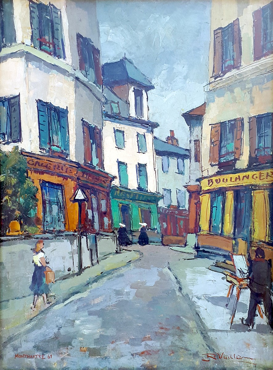 roger vuillem montmartre 45 33cm 1961