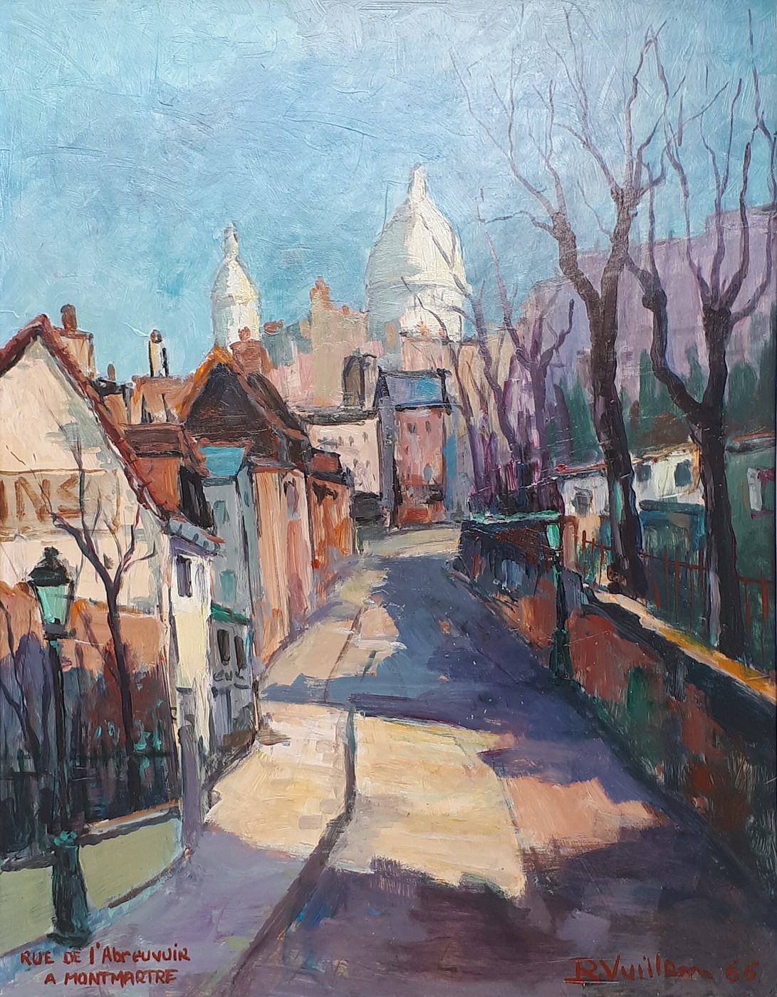 roger vuillem montmartre 63 48cm 1966