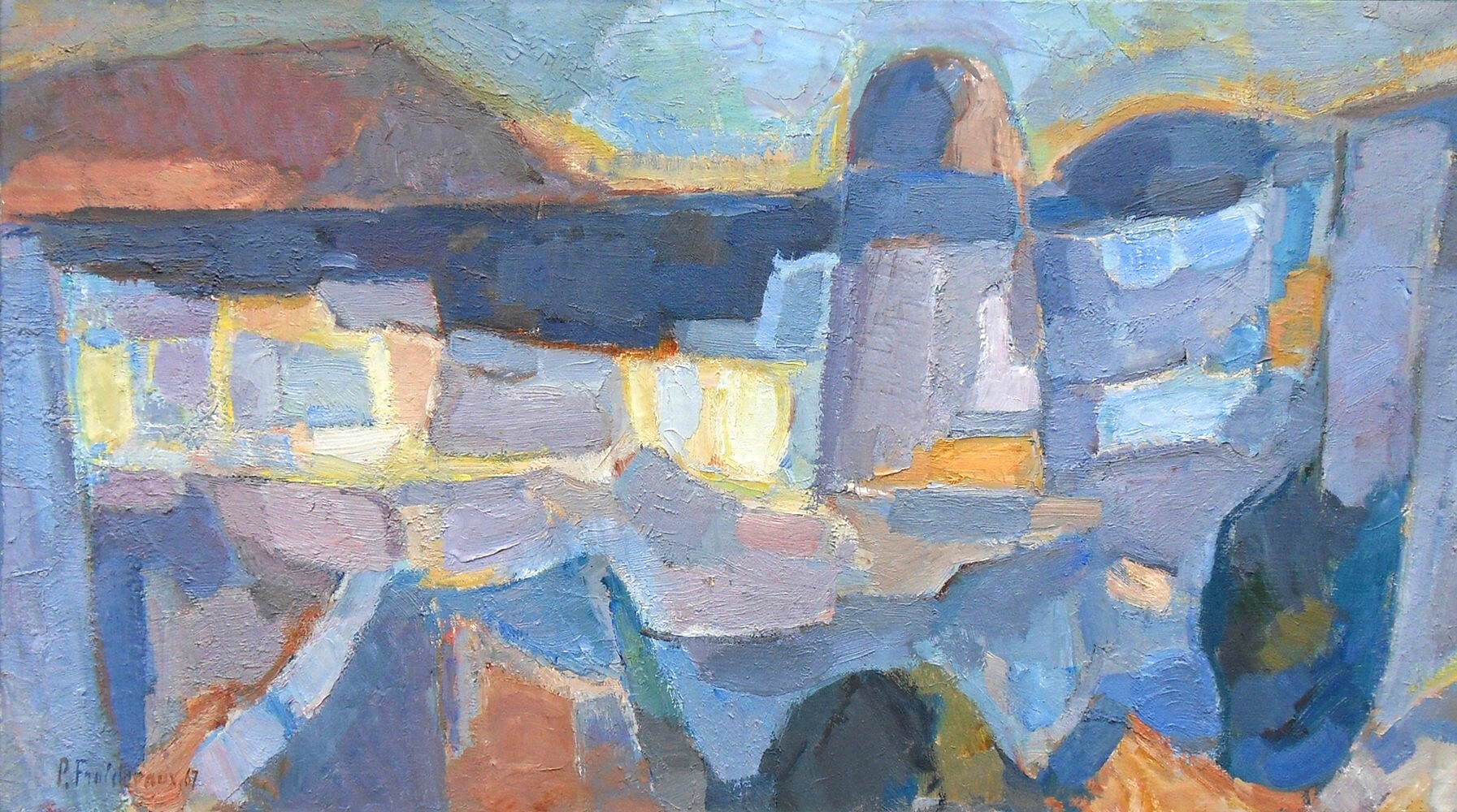PAUL-FROIDEVAUX-les-cyclades-46-81cm-1967