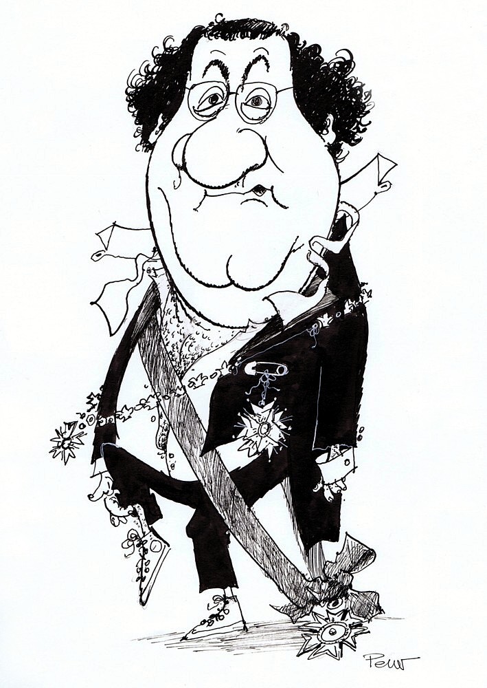 andre paul le coluche des francais 28 20cm