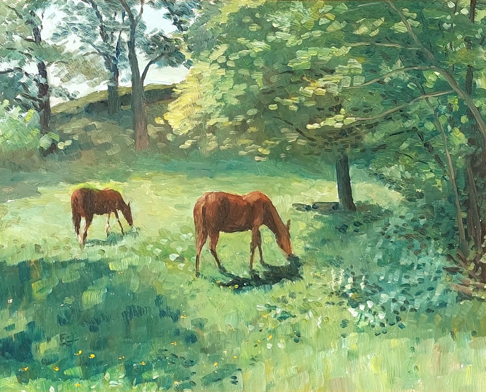 Tableau de Charles Egli, artiste peintre vaudois