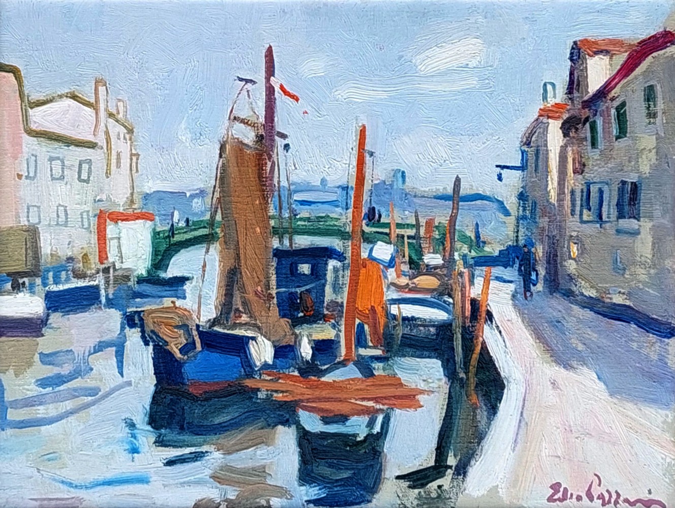 Elio Lazzari, artiste peintre vénitien