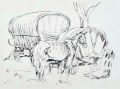 edmond-bille-la-charrette-30-40cm-1930