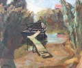 ferdinand-maire-loquette-au-bord-du-lac-60-70cm-1949