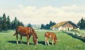 ferme-et-chevaux-tableau-de-moser-jura
