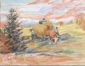 henri-vaucher-chargement-du-foin-17-21cm-1917