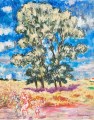 kurt-hinrichsen-les-arbres-52-42cm