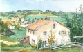 serge-voisard-village-jurassien-31cm-49cm-1988